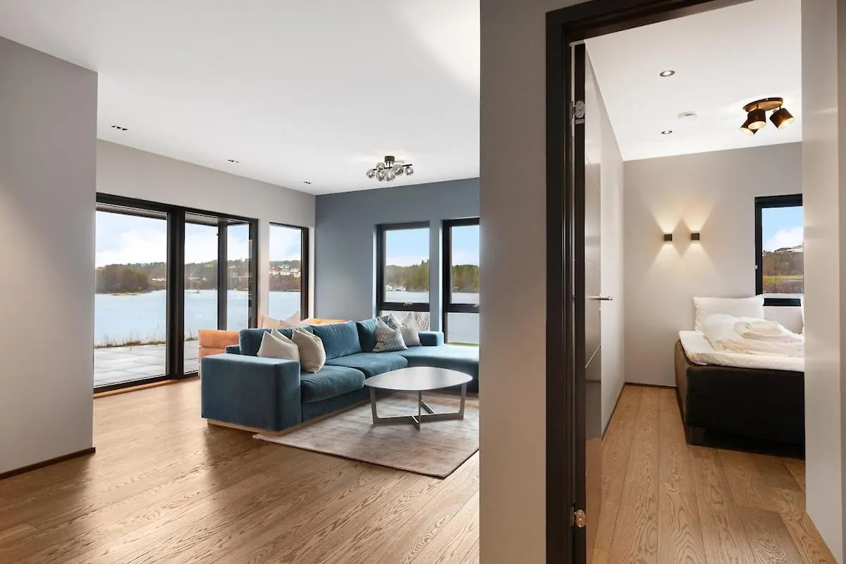 High-End Villa With Private Rooftop And Sea Line Bergen Norwegen
