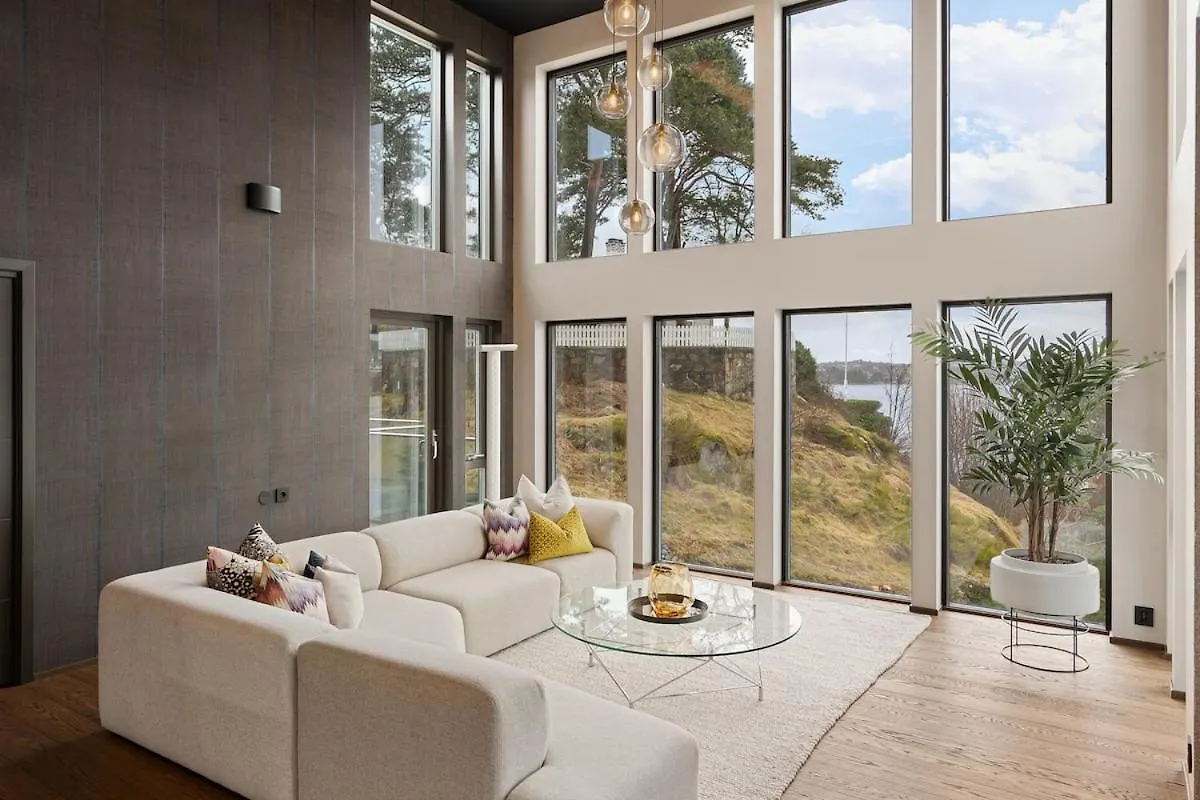 High-End Villa With Private Rooftop And Sea Line Bergen